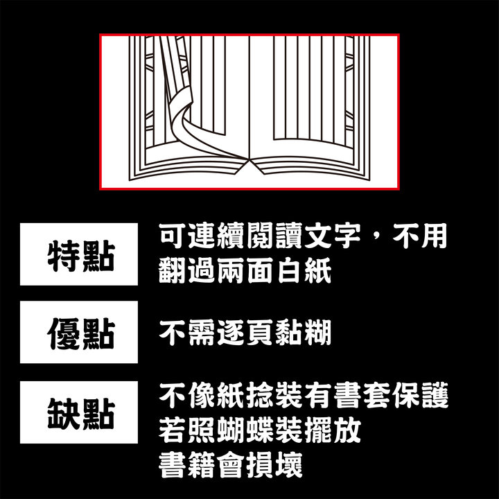 書冊裝訂進階 番外篇 | 紙捻裝的兄弟 : 包背裝の簡歷－包背裝的特點、優點、缺點