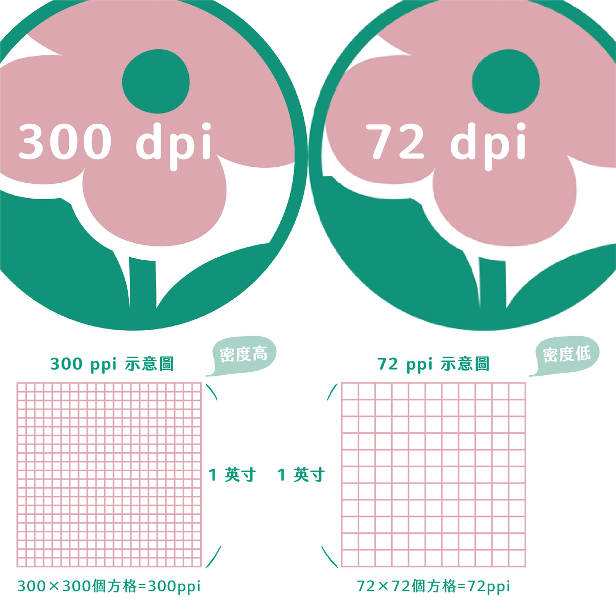 帶你探索不簡單の點陣圖&向量圖！－300dpi & 72dpi 