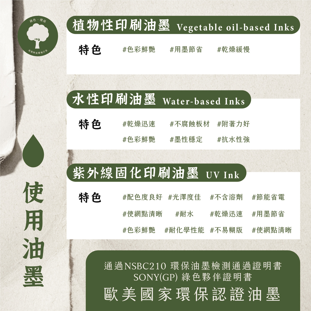 只要2步驟,印刷也能做環保?!印刷界的環保認證控管你的紙張/油墨來源_使用油墨
