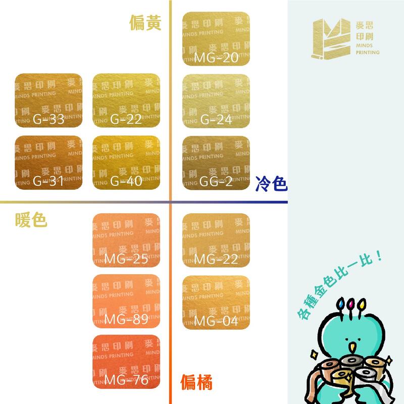 【金箔種類比一比】設計師一定要知道金箔的4種眉角－金色比一比