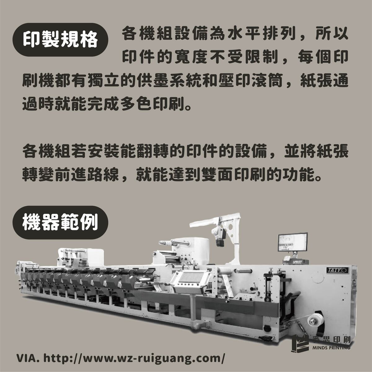 凹版印刷機有哪3種?-印製規格