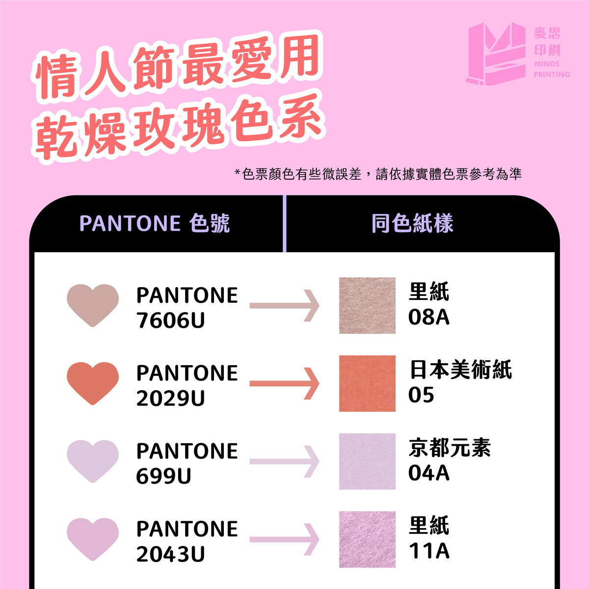 女生最喜歡的5種色系有哪些?-情人節最愛用乾燥玫瑰色系