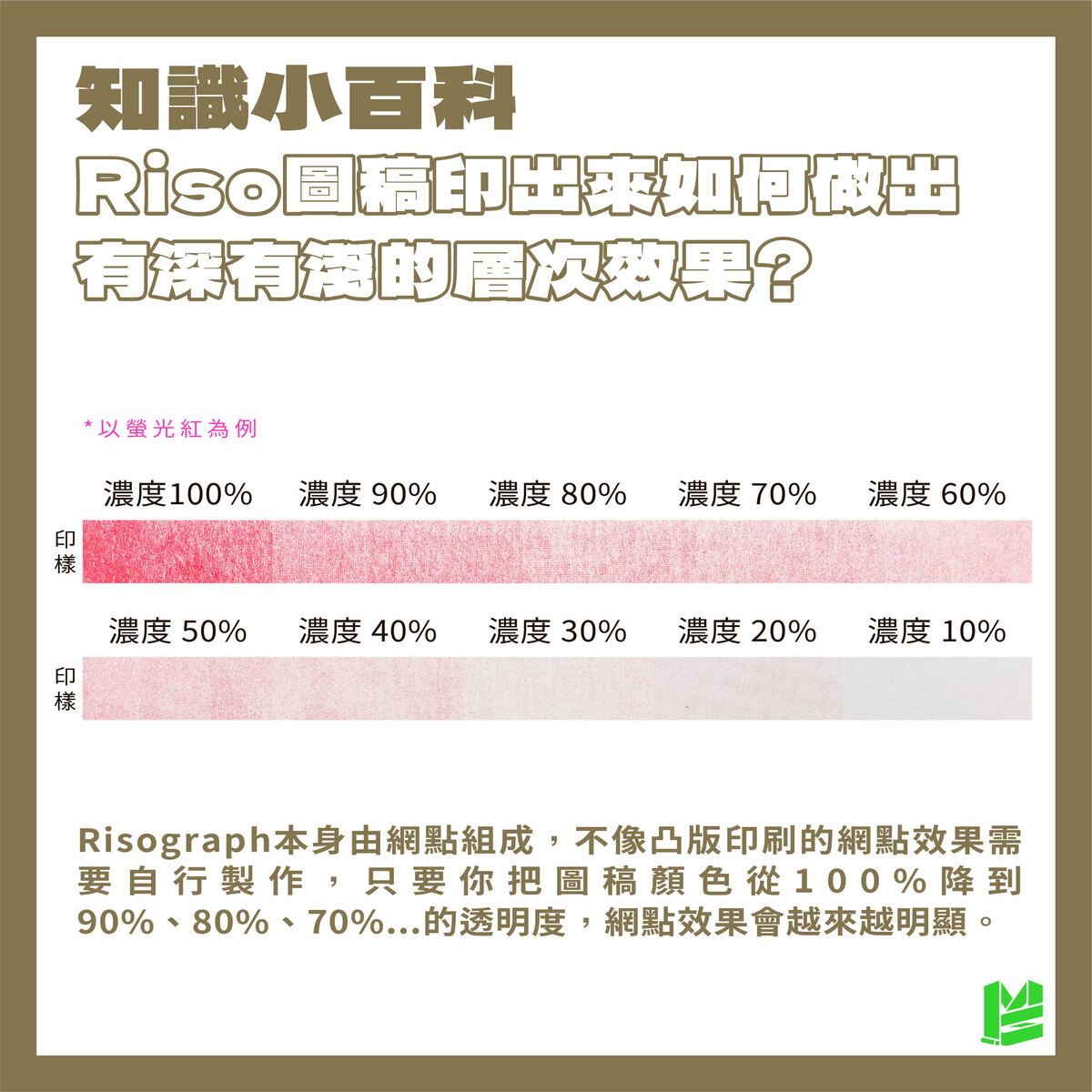 「Riso怎麼完稿？這裡教你Photoshop&Illustrator分色完稿 照做不出錯！」－Riso圖稿印出來如何做出有深有淺的層次效果？