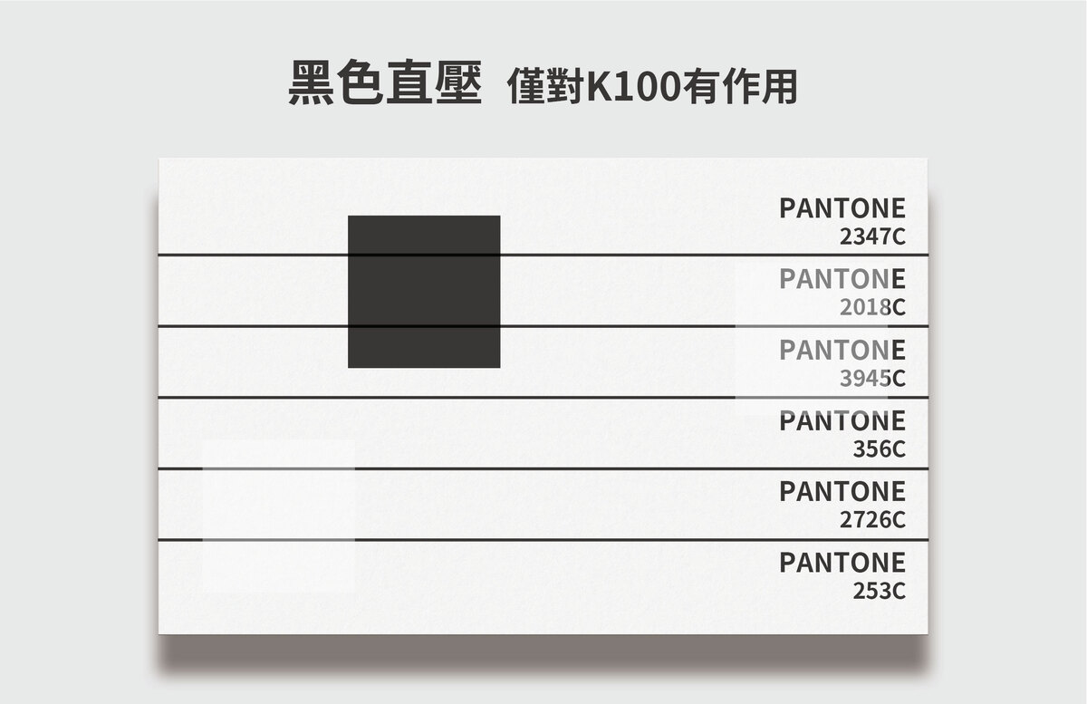 印黑色時要注意的4件事－黑色直壓