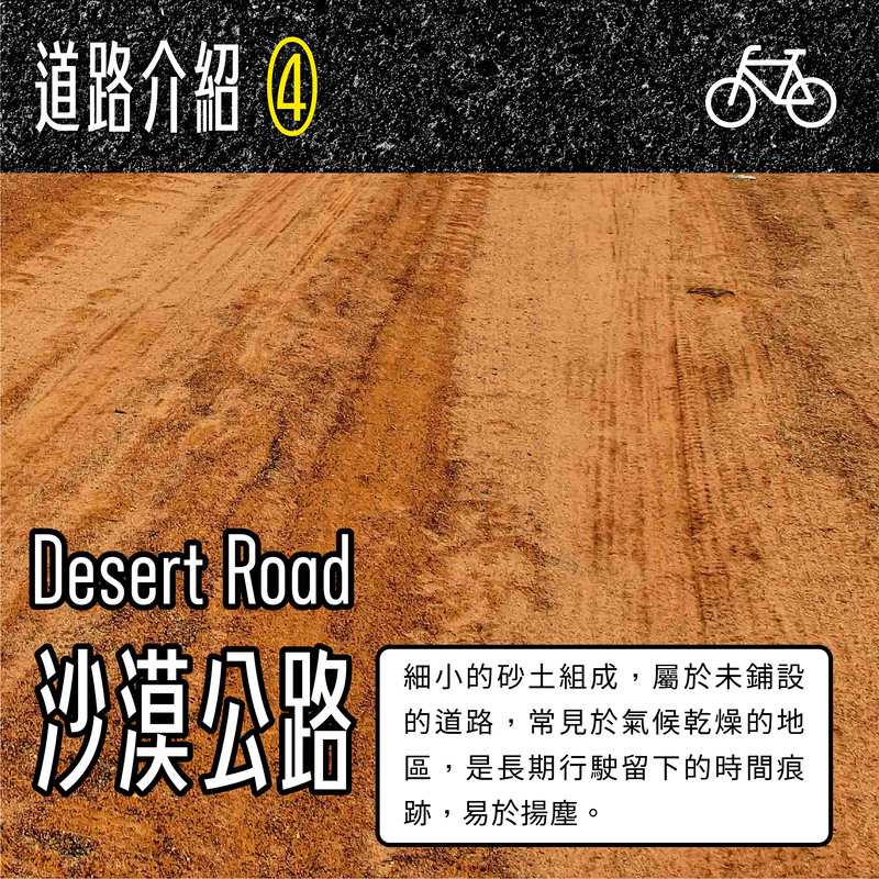 【Procreate筆刷】世界各國的道路材質6款-4 沙漠公路