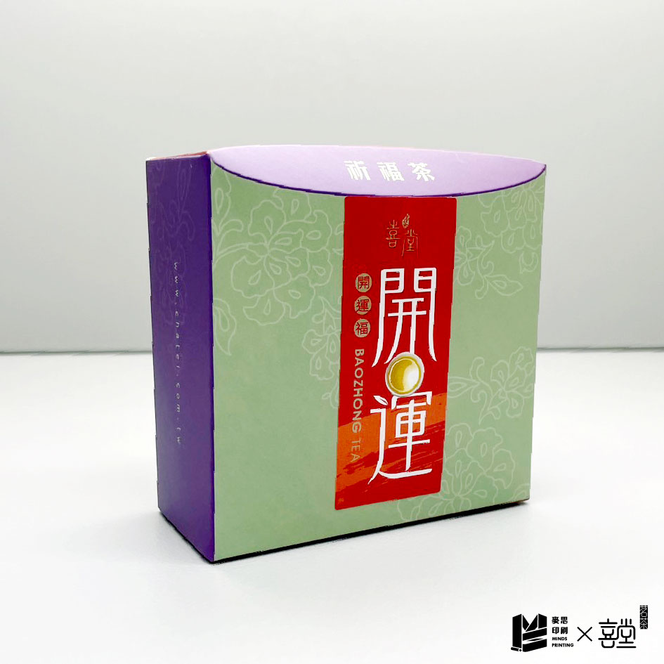 【彩盒印刷】喜堂祈福茶 - 01