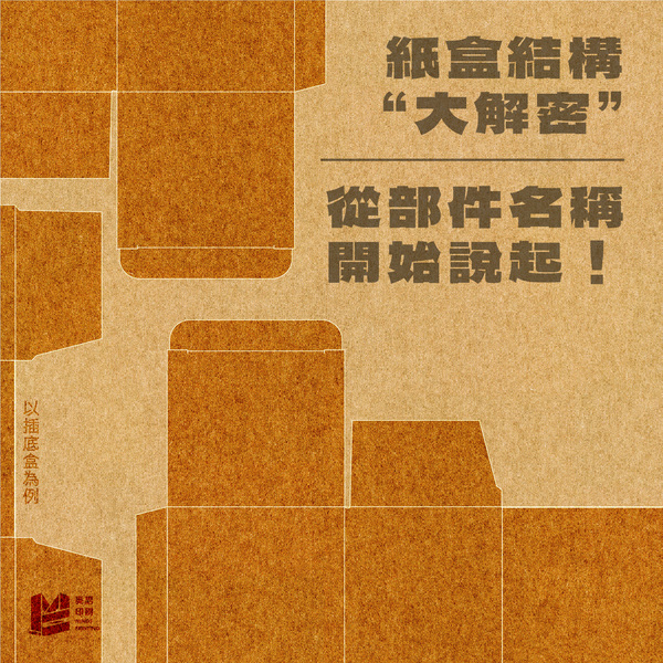紙盒結構大解密，從部件名稱開始說起！-Cover