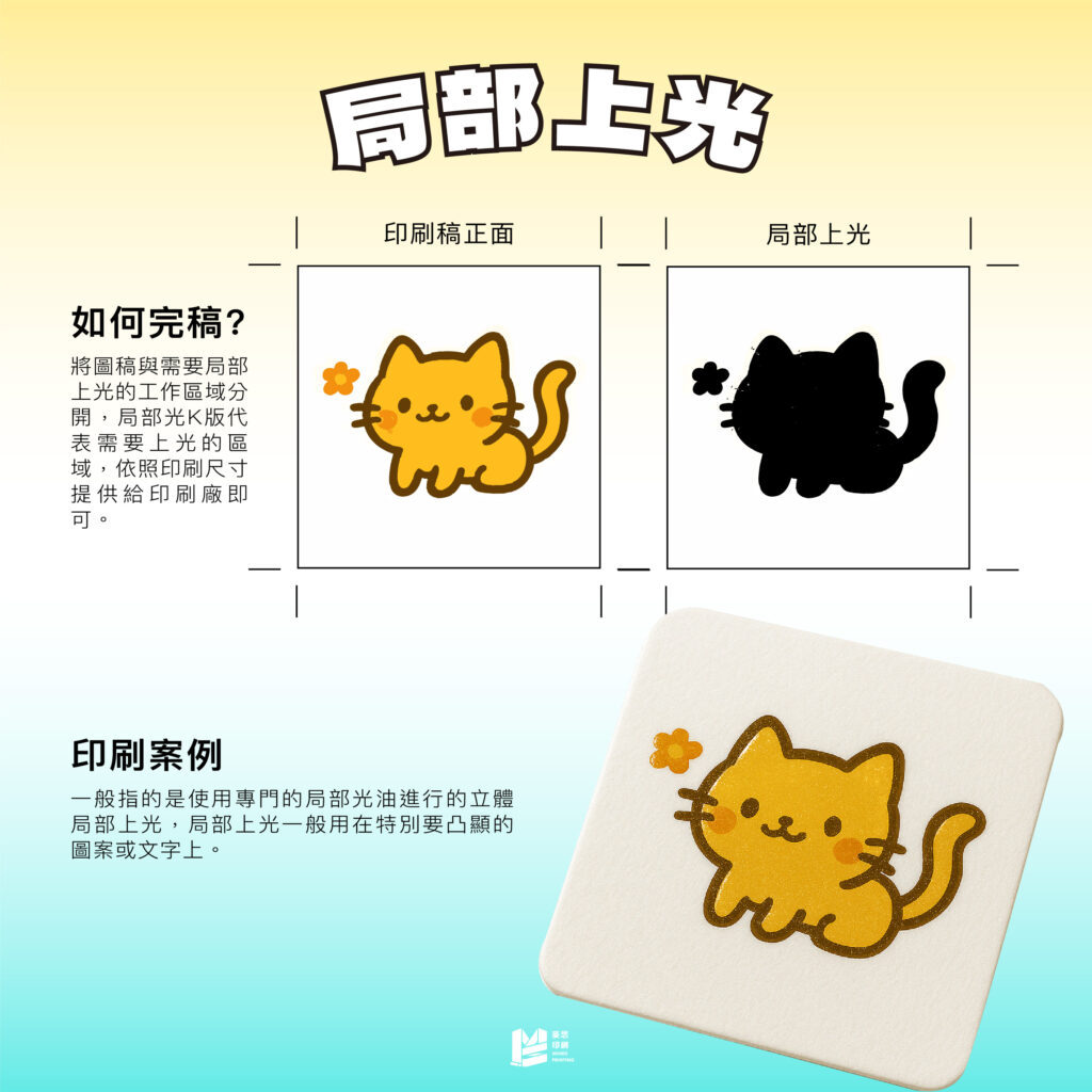 閃亮登場，印刷上光全攻略 - 局部上光