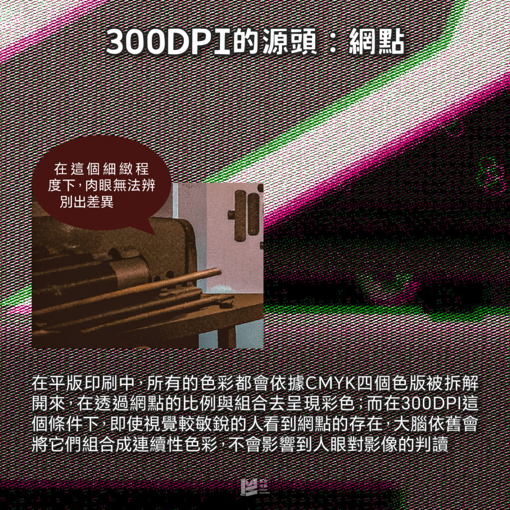 300DPI的源頭：網點