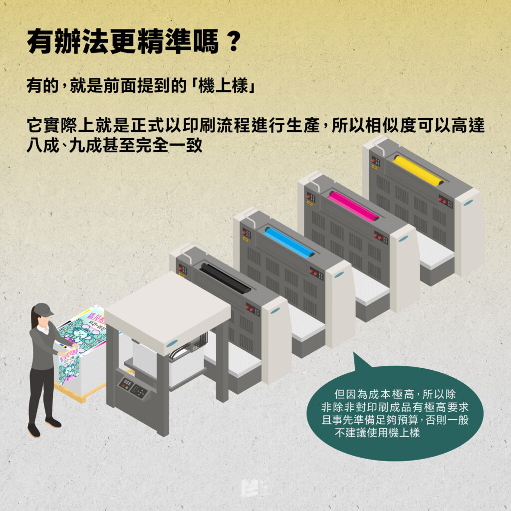 印樣 ≠ 印刷品：印樣的正確判讀方式 - 有辦法更精準嗎？