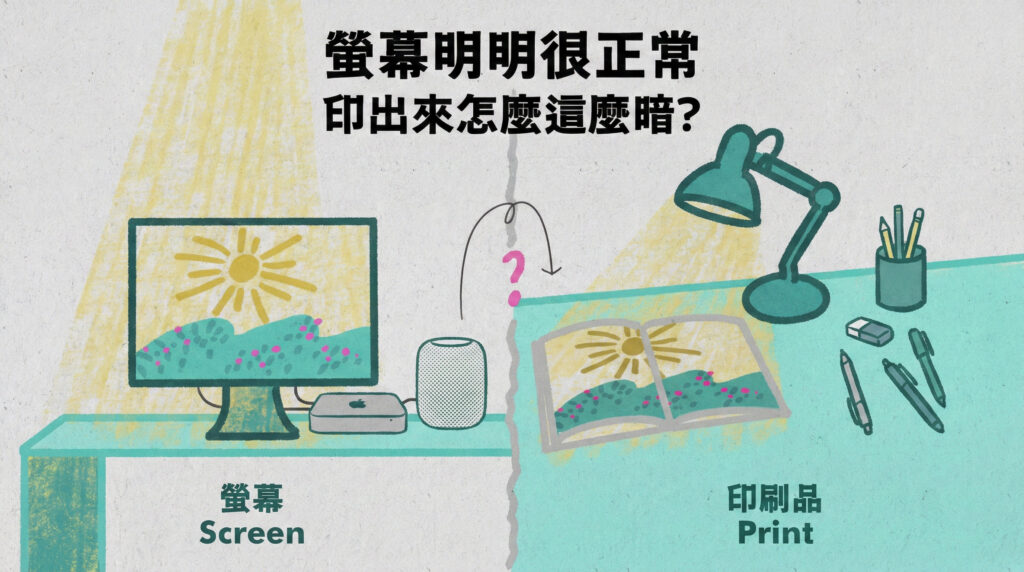 螢幕明明很正常，印出來怎麼這麼暗 — Cover